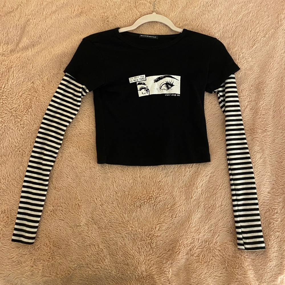 Brandy Melville cropped long sleeve